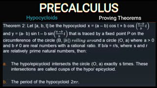 Precalculus Hypocycloid Proving  Teacher Jelyn  14yo Joshua Thomas Soliman [upl. by Waldron]