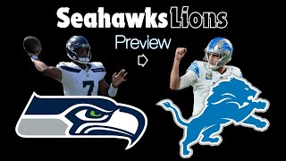 Seahawks vs Lions preview [upl. by Pachton296]