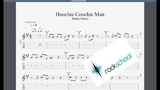 Hoochie Coochie Man rockschool debut grade guitar [upl. by Heshum]