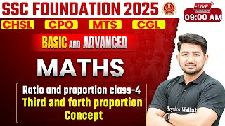 SSC MATHS CLASSES 2025  RATIO AND PROPORTION FOR SSC EXAMS  SSC CGL CHSL MTS CPO  RAVINDER SIR [upl. by Rexer]