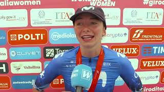 Liane Lippert is back Post race interview Stage 6 Giro 2024 [upl. by Siblee409]