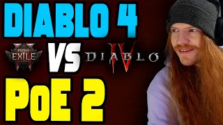 The Huge Difference Of Diablo 4 VS Path Of Exile 2  DM Reacts [upl. by Nesiaj622]