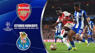 Arsenal vs Porto Extended Highlights  UCL Round of 16 2nd Leg  CBS Sports Golazo [upl. by Duck]