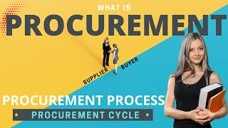 What is Procurement   Procurement Process  The Procurement Cycle [upl. by Idelle]