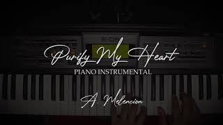 PURIFY MY HEART Refiners Fire  Piano Instrumental with Lyrics [upl. by Oslec]