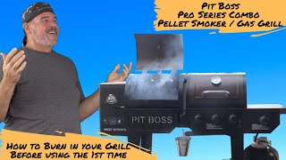 Pit Boss Pro Series Combo BurnIn [upl. by Weixel186]