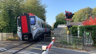 Late Start Nantwich Station Level Crossing  Cheshire [upl. by Laux]