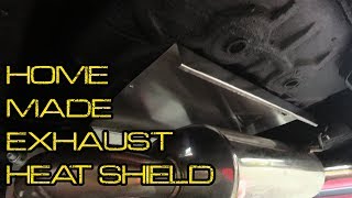 Making A New EXHAUST HEAT SHIELD  MX5  Miata [upl. by Koralle]