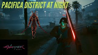 Samurai in Cyberpunk at Night  Thermal Katana 60fps [upl. by Nauqal176]