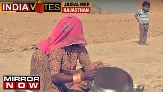 Mirror Nows ground report from Maithi Tala village in Jaisalmer  India Votes [upl. by Viquelia]