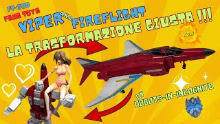 FT30D  Viper  Fireflight  FansToys  La Trasformazione Giusta  Transformers G1 [upl. by Runstadler413]