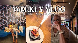 WEEKLY VLOG  CELEBRATING OUR 3 YEAR ANNIVERSARY  TARGET HAUL  DESTENE AND BRANDON [upl. by Rhodie461]