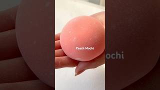 Peach Mochi shorts peachmochi mochi recipe [upl. by Soelch]