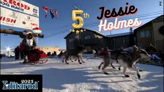 Iditarod 2023  Jessie Holmes 5º en Nome [upl. by Telracs]