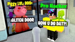 SECRET Piggy glitches to STOP ALL HACKERS Roblox [upl. by Amorita]