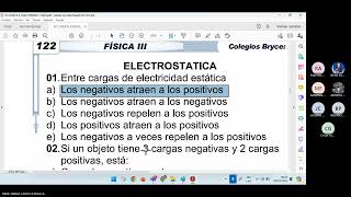 ELECTROSTATICA FISICA III ORGANOLOGIA ANATOMIA FUNCIONES INORGANICAS QUIMICAMOV PARABOLICO FISICA [upl. by Adirem215]