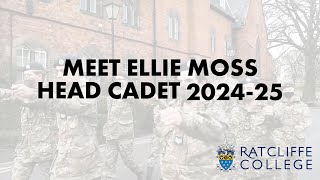 Master Cadet Ellie Moss  CCF Interview 202425  Ratcliffe College [upl. by Rekab621]