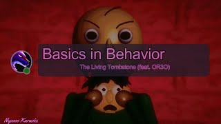 The Living Tombstone  Basics in Behavior RED  Karaoke [upl. by Miharbi499]