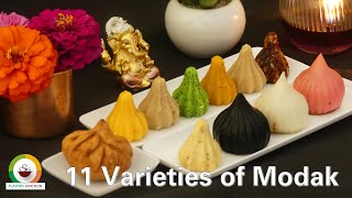 11 Unique and easy modak recipes to make at home  Ganesh chaturthi special [upl. by Varick313]