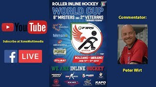 Inline Hockey Masters World Cup 2017  SLOVAKIA vs USA [upl. by Ahsilrac]