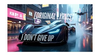 I Don’t Give Up  An AIGenerated Song Original Lyrics [upl. by Leiso]