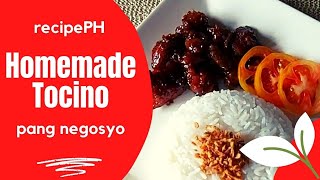 recipePH HOMEMADE TOCINO  Easy Homemade Kapampangan Tocino [upl. by Enilram744]