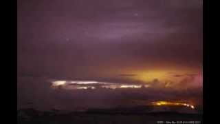 CLOUD CAMERA VIDEO FROM THE CANADAFRANCEHAWAIITELESCOPE [upl. by Barbarese]