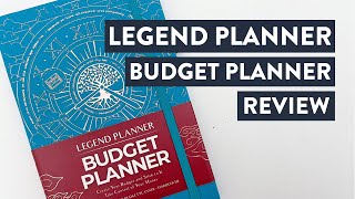 Legend Planner Budget Planner Review and Flip Through [upl. by Hephzipa]