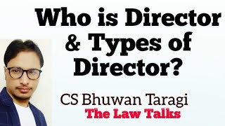 Directors and type of Directors as per companies Act 2013 [upl. by Sonja216]