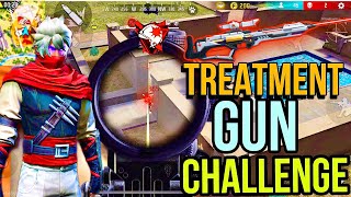 Only headshots with Treatment Sniper Gun Free Fire 🔥 Sniper Treatment Gun Challenge 😎 [upl. by Swithbart]