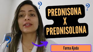 Diferença entre PREDNISONA e PREDNISOLONA [upl. by Kenimod]