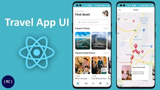 Travel and Tour App UI in React Native [upl. by Teagan]