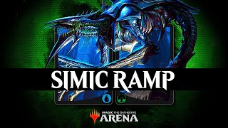 🥶🤢 SIMIC RAMP BEATS 5 COLOR RAMP  MTG Arena  Standard  March of the Machine [upl. by Kilroy612]