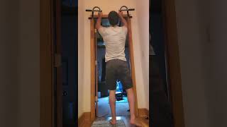 Iron Gym Doorway Pullup Bar review and demo irongym pullup pullups pullupbar homegymgoals [upl. by Akyeluz170]