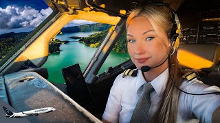 BOEING 737 Stunning LANDING AZORES PORTUGAL Airport RWY 30  Cockpit View  Life Of An Airline Pilot [upl. by Aysahc555]