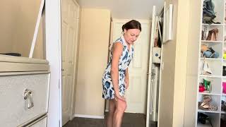 Womens Sleeveless Golf Tennis Dresses with Inner Shorts＆Pockets for Workout ExerciseReview [upl. by Llevaj843]