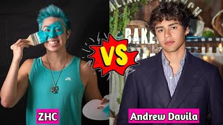 ZHC vs Andrew Davila Lifestyle Comparison 2024 [upl. by Allac]