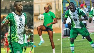 Super Eagles training today  Sadiq Out Onuachu in AFCON 2024 [upl. by Deedahs]