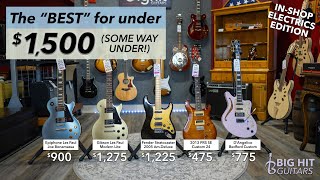 Top 5 Electric Guitars Under 1500 with sound samples [upl. by Asertal]