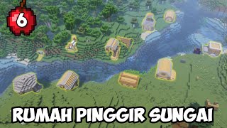 Bikin Desa Villager Tepi Sungai  Minecraft Survival Episode 6 [upl. by Notecnirp808]