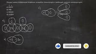 Narysuj wzory elektronowe kropkowe a N2O5 b HBr c HClO4 d CaSO4​ [upl. by Airot]