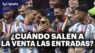 ENTRADAS PARA LOS AMISTOSOS DE LA SELECCIÓN ARGENTINA 🔥 TODA LA INFORMACIÓN VÍA GASTÓN EDUL ⚽ [upl. by Signe]