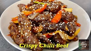 Tastiest Crispy Chilli Beef You’ll Ever Eat  Better Than Takeouts [upl. by Felder]