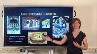 Kunstgeschiedenis  Middeleeuwen  Schilderkunst  Huygens Lyceum  Tekenen [upl. by Morly418]