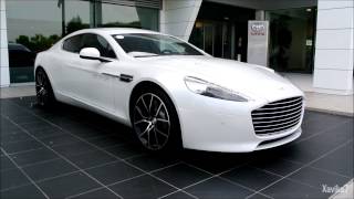 Pearl White Aston Martin Rapide S  Loud Startup  Accelerations  Combo  Review [upl. by Janeva]