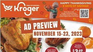 NEW 9 Day Sale Kroger Ad Preview for 11151123  5x Digitals Sale Weekly Digitals amp MORE [upl. by Chic]