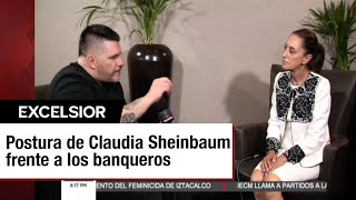 La postura de Claudia Sheinbaum en la Convención Bancaria 2024 [upl. by Whelan]