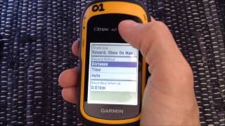 Garmin eTrex10 GPS  Recording Tracks [upl. by Eglanteen122]