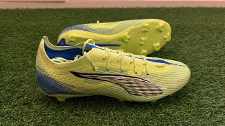 Puma Ultra 5 Pro FG Boots Review  On Feet amp Unboxing ASMR 4K [upl. by Lered]