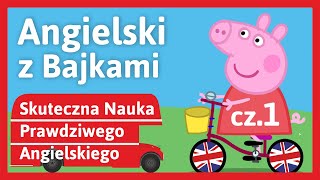 Angielski z Bajkami dla Dzieci  Skuteczna Nauka Języka Angielskiego Świnka Peppa Zakupy 1 [upl. by Brana]